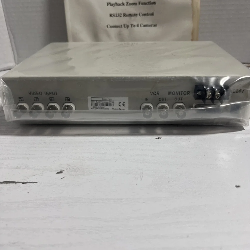 EverPlex 4CQ Realtime Color Quad Processor w/ Power Adapter & User Manual